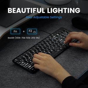 Wired Backlit USB Keyboard - Image 6